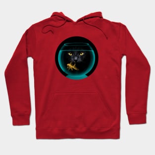 Black Cat & Goldfish Hoodie